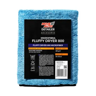 Prosop uscare microfibra Fluffy Dyrer 800GSM Moje Auto Detailer 60x90cm