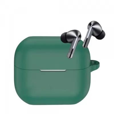 Husa Techsuit Silicone pentru Apple AirPods 4, Verde