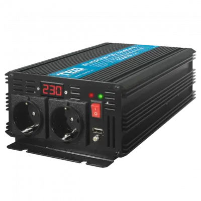 Invertor auto 12V 1000W Sinus Pur, TED