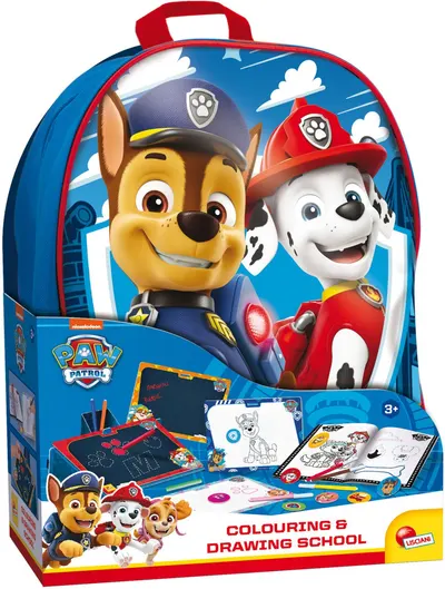 Set de desen Lisciani Paw Patrol - Cu un rucsac