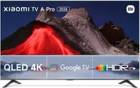 Xiaomi Smart TV - A PRO 2026, 55'', 4K QLED, Game Boost 120Hz, 94% DCI-P3, 20W Xiaomi Sound, Google TV, Dark Gray, negru