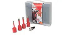 Kit carote diamantate Mini DryGres 6, 8, 10, 12mm, 4 buc. - RUBI-50938