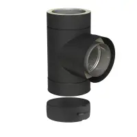 Racord T Tub inox izolat - DW Black FI150 - 90GR
