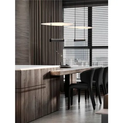 Lampa suspendata DIONA Triac Dimabil Nisipiu Negru & Alb Otel, Aluminiu & Silicone LED 29 Wat 220-240Volt 1705Lm 3000K IP20