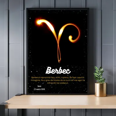 Rama foto personalizata Berbec