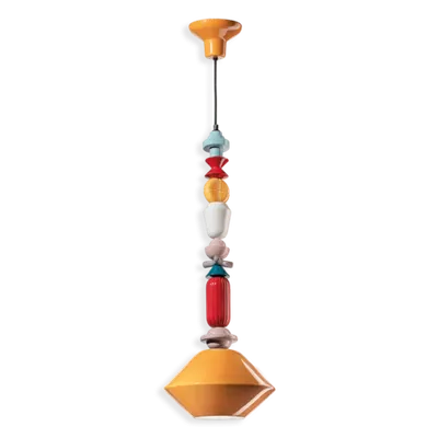 Sospensione H.87 / Pendant H.87 Deco Lariat Finish Gia - Giallo C2512
