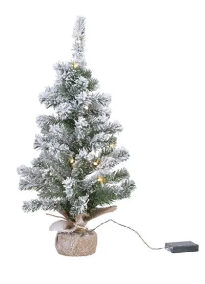 Bradut decorativ cu instalatie - Imperial Mini Tree Snowy