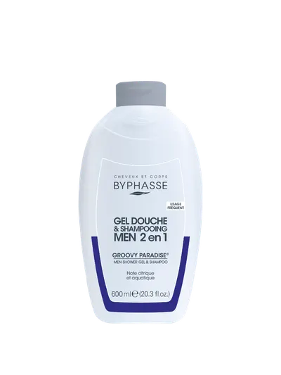 Gel de dus & Sampon 2in1 Groovy Paradise, 600ml, Byphasse