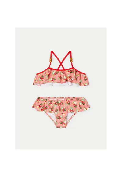 Costum de baie fete - 304140785 - Poliester - Roz - Roz
