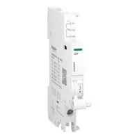 Acti9 A9A, Contact auxiliar, iOF, 1 C/O, 100mA-6A, 24-415V C.A., 24-130V C.C., conexiune pe jos