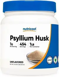 Psyllium Husk, 454 g, Nutricost