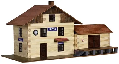 Model de asamblat din lemn Walachia - Gară mare