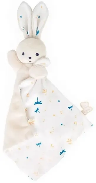 Prosoape pentru bebeluși Kaloo - White Delicate, Iepuraș, 17 cm