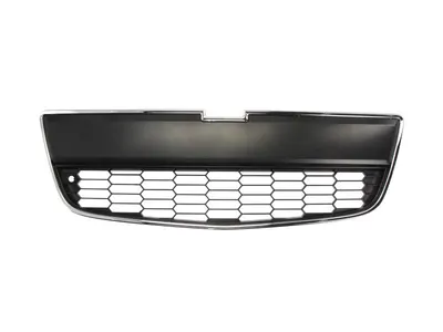 Grila bara fata potrivit CHEVROLET AVEO dupa 2011 - inferior, negru/crom