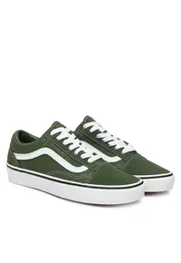 Tenisi copii - Old Skool - culoare verde - material textil