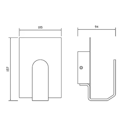 Corp de iluminat LED, DE PERETE, cu lumina indirecta, 3,5W, corp alb, lumina neutra