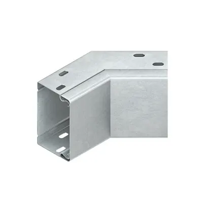 Cot interior 45° cu perforare conector cu surub, cu capac LEIB 60.200