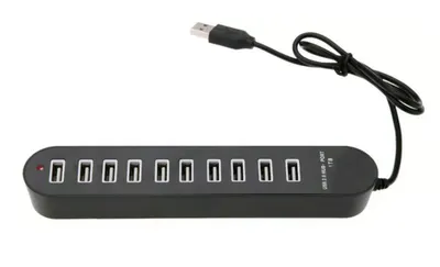 HUB extern 10 porturi USB conectare prin USB Q HU2148