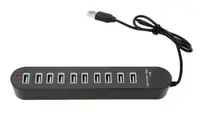 HUB extern 10 porturi USB conectare prin USB Q HU2148
