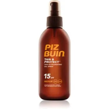 Piz Buin Tan & Protect ulei protector pentru accelerarea bronzului SPF 15