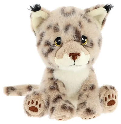 Jucărie de pluș cu clemă Keel Toys Keeleco – Pisică sălbatică, 14 cm
