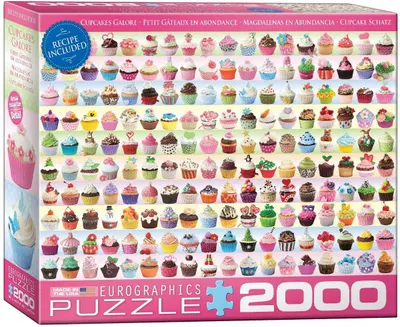 Puzzle Eurographics din 2000 de piese - Ispita cu prajituri