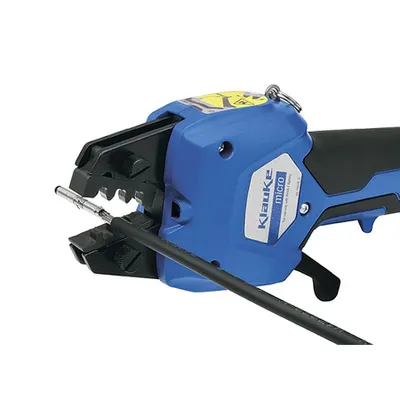 Pachet Profesional Presa Sertizare Micro Klauke cu Acumulator, Bacuri Conectori Solari MC4 si Cap Dezizolare