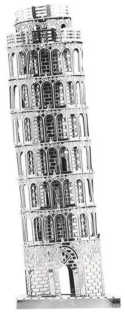 Puzzle 3D de metal Tronico - Turnul din Pisa