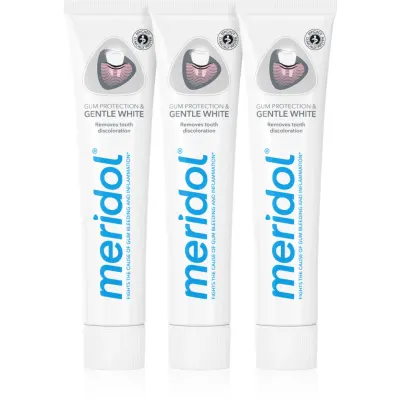 Meridol Gum Protection Whitening pasta de dinti pentru albire 3 x 75 ml