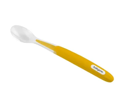 Lingurița de silicon Babyono - gelben