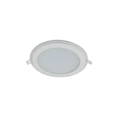 Led Panel de Sticla Rotund 18w 2700k-3000k Alb Ф200mm
