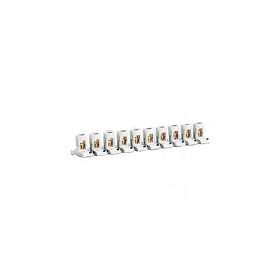Line taps - capacity per tap 2x25 mm² - adancime 21.5 mm - strip of 10 separable
