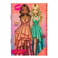 Fashion Design Book, Besties, Glam Dress