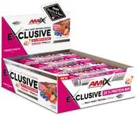 Exclusive Protein Bar, fructe de pădure, 12 buc, Amix