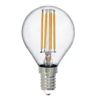 Bec cu filament E14, cu lumină albă caldă 2 W Tropfen – Trio