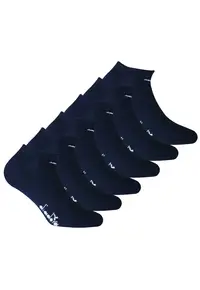 Set de sosete unisex pana la glezna - 6 perechi - Albastru inchis