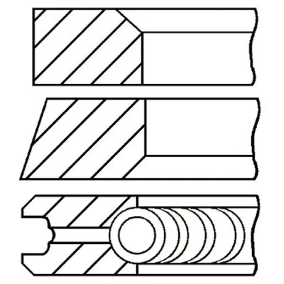 Set segmenti piston GOETZE ENGINE 08-101500-00