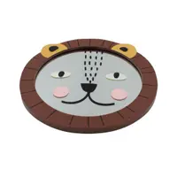 Oglindă rotundă animăluț 16x16 cm leu