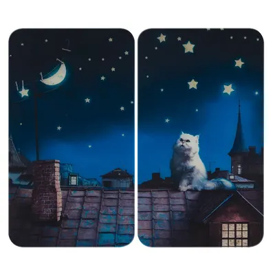 Protecții de aragaz 2 buc. din sticlă temperată 30x52 cm – Maximex