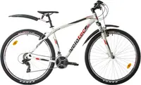 Bicicletă de munte cu viteze Velotec - Pro, 29", 480 mm, alb/roşu