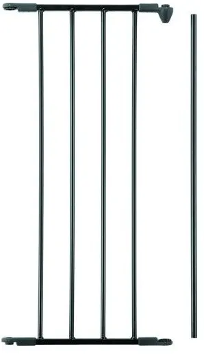 Extensie combinată pentru pereți despărțitori BabyDan - Negru, 33 cm