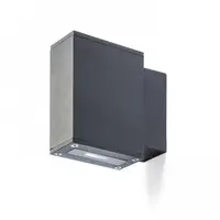 DIXIE 4x12 Corp de iluminat aplica negru 230V/700mA LED 2x3W 48° IP54 3000K