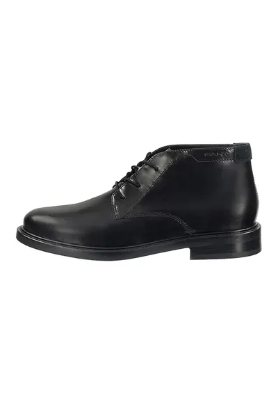 Ghete chukka din piele Stfairkon - Negru