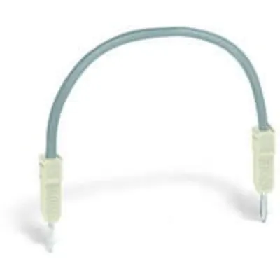 Push-in type wire jumper; insulated; wire length 60 mm; Conductor cross section 0.75 mm²; suitable for 2000 and 2020 Series rail-mounted terminal blocks; gray