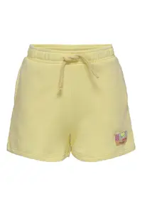Pantaloni scurti sport fete 15347958 - Bumbac organic/Poliester - Galben - Galben