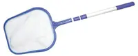 Minciog pentru curățarea piscinei Hecht - Cu mâner telescopic, 130 cm