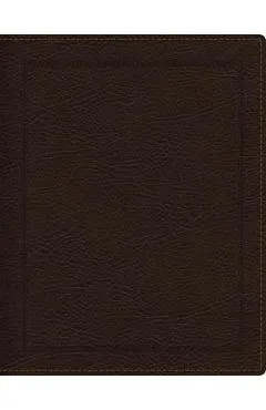 KJV, Journal the Word Bible, Bonded Leather, Brown, Red Letter Edition, Comfort Print: Reflect, Journal, or Create Art Next to Your Favorite Verses