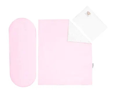 Set lenjerie pentru carucior 6 piese Kikka Boo Dream Big Roz