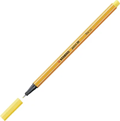 Liner Stabilo Point 88 - Galben, 0.4 mm