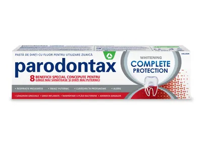Pasta de dinti Complete Protection Whitening, 75ml, Parodontax